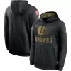 Men Cleveland Browns Black NFL Hoodie 2020 - uafactory