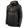 Men New Orleans Saints Black NFL Hoodie 2020 - uafactory