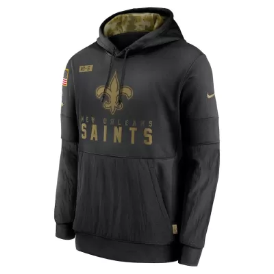 Men New Orleans Saints Black NFL Hoodie 2020 - uafactory