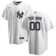 Men New York Yankees Home White Custom MLB Jersey - uafactory
