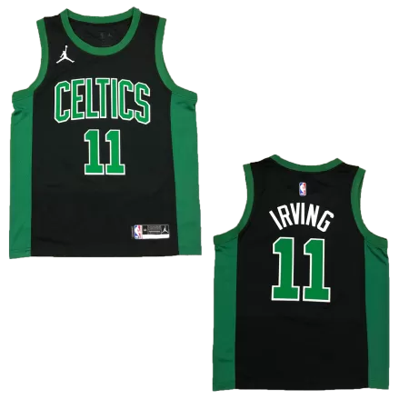 Boston Celtics Irving #11 2020/21 Swingman Jersey Black&Green for men - City Edition - uafactory