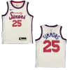 Philadelphia 76ers Simmons #25 2019/20 Swingman Jersey White for men - Association Edition - uafactory