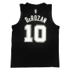 San Antonio Spurs DeRozan #10 2021 Swingman Jersey Black for men - City Edition - uafactory