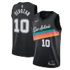 San Antonio Spurs DeRozan #10 2021 Swingman Jersey Black for men - City Edition - uafactory