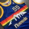 Men's Denver Nuggets Mutombo #55 Blue Retro Jersey 1991/92 - uafactory