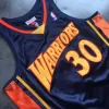 Men's Golden State Warriors Curry #30 Blue Retro Jersey 2009/10 - uafactory