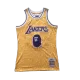 Men's Los Angeles Lakers BAPE #93 Yellow Retro Jersey - uafactory