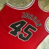 Men's Chicago Bulls Jordan #45 Red Retro Jersey 1994/95 - uafactory