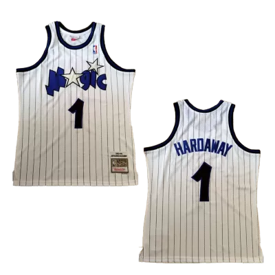 Men's Orlando Magic Hardaway #1 White Retro Jersey 1993/94 - uafactory