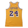 Men's Los Angeles Lakers Bryant #24 Yellow Retro Jersey 2007/08 - uafactory