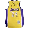 Men's Los Angeles Lakers Bryant #24 Yellow Retro Jersey 2008/09 - uafactory