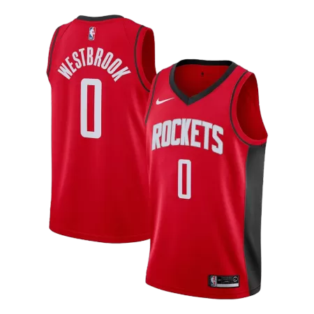 Houston Rockets Westbrook #0 2019/20 Swingman Jersey Red for men - Association Edition - uafactory
