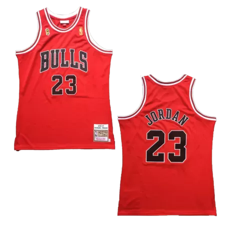 Men's Chicago Bulls Jordan #23 Red Retro Jersey 1996/97 - uafactory