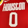 Houston Rockets Westbrook #0 Swingman Jersey Red for men - uafactory