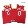 Houston Rockets Westbrook #0 Swingman Jersey Red for men - uafactory