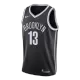 Brooklyn Nets Harden #13 2020/21 Swingman Jersey Black for men - Association Edition - uafactory