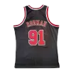 Men's Chicago Bulls Rodman #91 Black Retro Jersey 1997/98 - uafactory