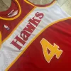 Men's Atlanta Hawks Webb #4 Red Retro Jersey 1986/87 - uafactory