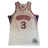 Men's Philadelphia 76ers #3 White Retro Jersey - uafactory