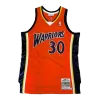 Men's Golden State Warriors Curry #30 Orange Retro Jersey 2009/10 - uafactory