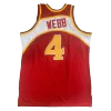 Men's Atlanta Hawks Webb #4 Red Retro Jersey 1986/87 - uafactory