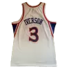 Men's Philadelphia 76ers #3 White Retro Jersey - uafactory