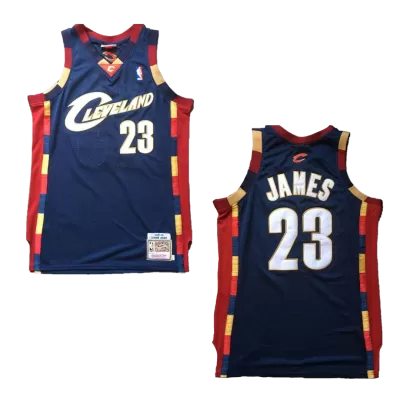 Men's Cleveland Cavaliers James #23 Navy Retro Jersey 2008/09 - uafactory