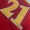 Men's Atlanta Hawks Wilkins #21 Red Retro Jersey 1986/87 - uafactory