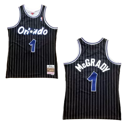 Men's Orlando Magic McGrady #1 Black Retro Jersey 2003/04 - uafactory