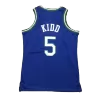 Men's Dallas Mavericks Kidd #5 Blue Retro Jersey 1994/95 - uafactory