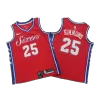 Philadelphia 76ers Simmons #25 Swingman Jersey Red for men - Statement Edition - uafactory