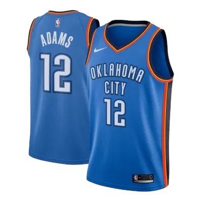 Oklahoma City Thunder Adams #12 Swingman Jersey Blue for men - Association Edition - uafactory