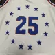 Philadelphia 76ers Simmons #25 Swingman Jersey White for men - uafactory