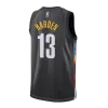 Brooklyn Nets Harden #13 2020/21 Swingman Jersey Black for men - City Edition - uafactory