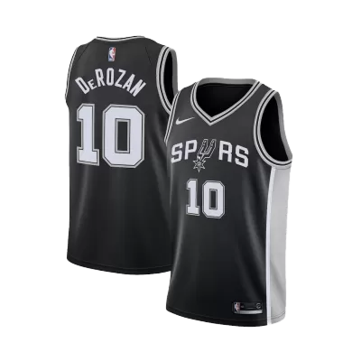 San Antonio Spurs DeRozan #10 Swingman Jersey Black for men - uafactory