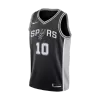 San Antonio Spurs DeRozan #10 Swingman Jersey Black for men - uafactory