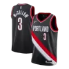 Portland Trail Blazers McCollum #3 2020/21 Swingman Jersey Black for men - Association Edition - uafactory