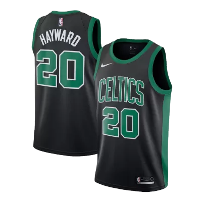 Boston Celtics Hayward #20 Swingman Jersey Black for men - Statement Edition - uafactory