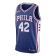 Philadelphia 76ers Horford #42 2019/20 Swingman Jersey Royal for men - Association Edition - uafactory