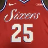 Philadelphia 76ers Simmons #25 Swingman Jersey Red for men - Statement Edition - uafactory