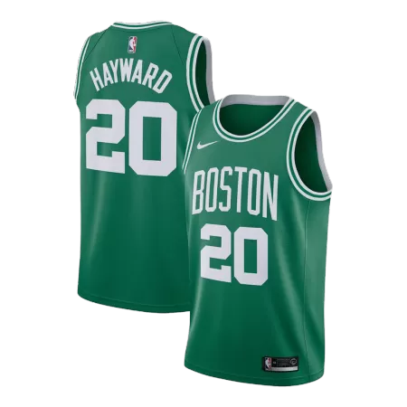 Boston Celtics Hayward #20 Swingman Jersey Green for men - Association Edition - uafactory