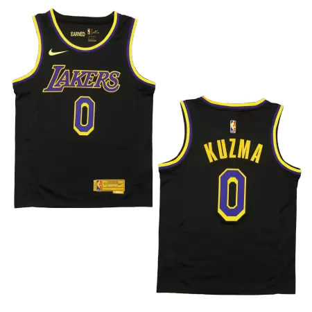 Los Angeles Lakers Kuzma #0 2020/21 Swingman Jersey Black for men - uafactory