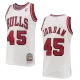 Men's Chicago Bulls Jordan #45 White Retro Jersey 1994/95 - uafactory