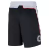 Men's Los Angeles Clippers Black Basketball Shorts 2020/21 - City Edition - uafactory