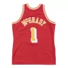 Men's Houston Rockets Tracy McGrady #1 Red Retro Jersey 2004/05 - uafactory