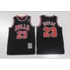 Men's Chicago Bulls Michael Jordan #23 Black Retro Jersey 1997/98 - uafactory