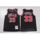 Men's Chicago Bulls Scottie Pippen #33 Black Retro Jersey 1995/96 - uafactory