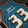 Men's Detroit Pistons Grant Hill #33 Blue Retro Jersey 1998/99 - uafactory