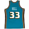 Men's Detroit Pistons Grant Hill #33 Blue Retro Jersey 1998/99 - uafactory