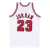 Men's Chicago Bulls Michael Jordan #23 White Retro Jersey 1997/98 - uafactory